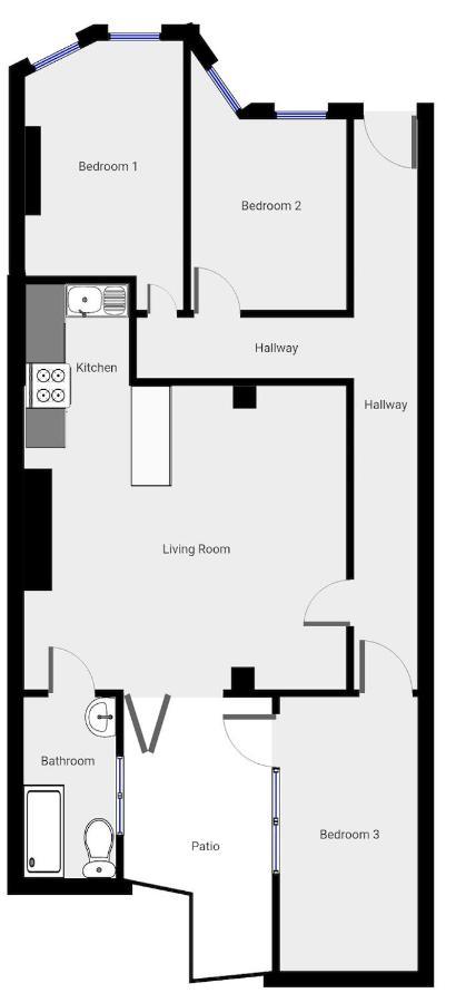 Central Brighton Flat, 3 Bedrooms, Sleeps 6, Close To Shops And Beach Exterior foto